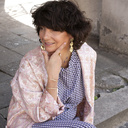 My tanzanites. Necklace with crystals and a dragonfly