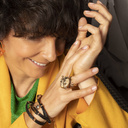 Go crazy!. Bracelet on a leather strap