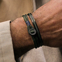 John Smith  Black bracelet for men
