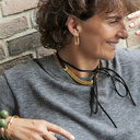 LIKE RIHANNA. Choker with a chain