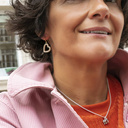 WITH LOVE. Heart shaped earrings