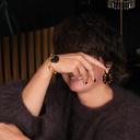 Loving myself. Bracelet with a black heart