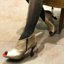 Roppongi. Peep toe boots