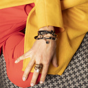 Go crazy!. Bracelet on a leather strap