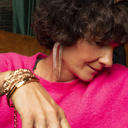 OCTAGON IN GOLD. Cuff bracelet