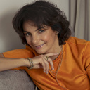 My thoughts are far away. Bracelet with crystals