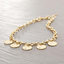 READY TO GO CRAZY. Short necklace with coins