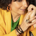 Go crazy!. Bracelet on a leather strap