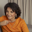 My thoughts are far away. Bracelet with crystals