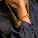 Gracias, mamá. Bracelet with a LOVE coin