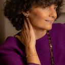 Amelie. Small earrings with pearls