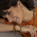 FANGS. Double sided earrings with crystals