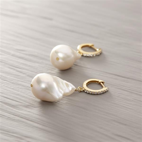 You should have them. Drop earrings with natural pearls