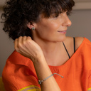 In the shade of grey diamonds. Earrings