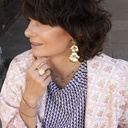 My tanzanites. Necklace with crystals and a dragonfly