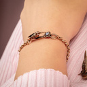 SUCH BEAUTIFUL LIFE. Bracelet with a humming-bird