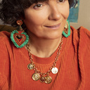 READY TO GO CRAZY. Short necklace with coins