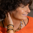 LOVE WEARING GREY. Earrings with crystals