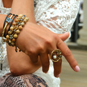 WARMTH. Wooden bracelet