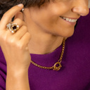 Bellini. Golden chain choker necklace