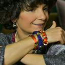 SOUTHERN GIRL. Chain bracelet with orange leather