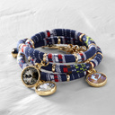 There's hope. Dark blue bracelet with crystals