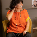 Shine a Light. Small hoops with pink crystals