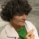 Springtime awakening. Ring with a ruby crystal