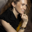 Loving myself. Bracelet with a black heart