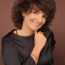 Engraved in my memory. Small hoops with blue crystals