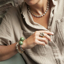 Manhattan. Gold-plated chain bracelet