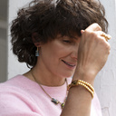 Nostalgic. Cuff bracelet with crystals