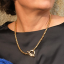 Bellini. Golden chain choker necklace