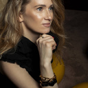 Loving myself. Bracelet with a black heart