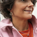 WITH LOVE. Heart shaped earrings