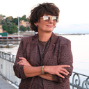 FANGS. Double sided earrings with crystals