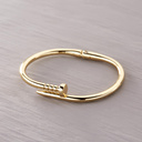 Positive stud. Cuff bracelet