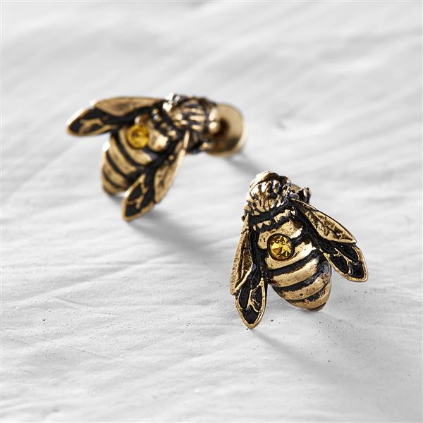 Sweet like honey. Bee design studs