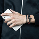 My BMW. A black bracelet with shackle