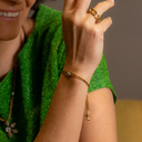 Guido. Adjustable bracelet with tiny crystals