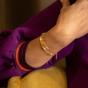 Bracelet on a string. With a dragonfly...