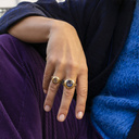 BLUE EYES. Delicate ring