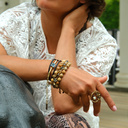 WARMTH. Wooden bracelet