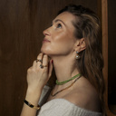 Always forward. Dangle earrings