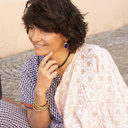 Graceful. Delicate ring with marbles