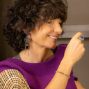 PLEASANT DAY. Bracelet with crystals