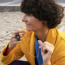 DARK BLOSSOMS. Black flower earrings