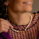 Jenny. Pearl necklace