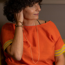 CAPPUCCINO. Golden bracelet with Swarovski crystals