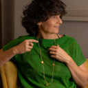 BEE HAPPY. Adjustable ring in Vintage Gold